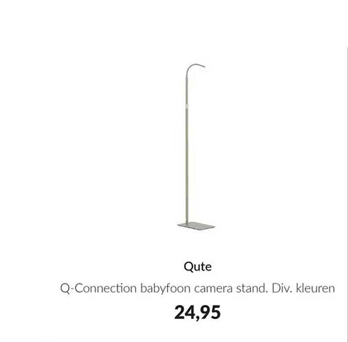 Qute Q-Connection babyfoon camera stand. Div. kleuren