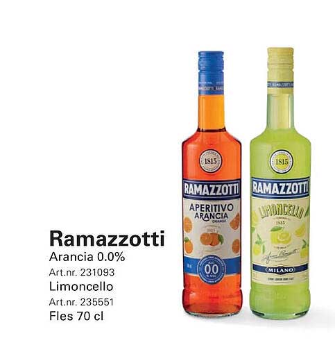 Ramazzotti Arancia 0.0% Limoncello