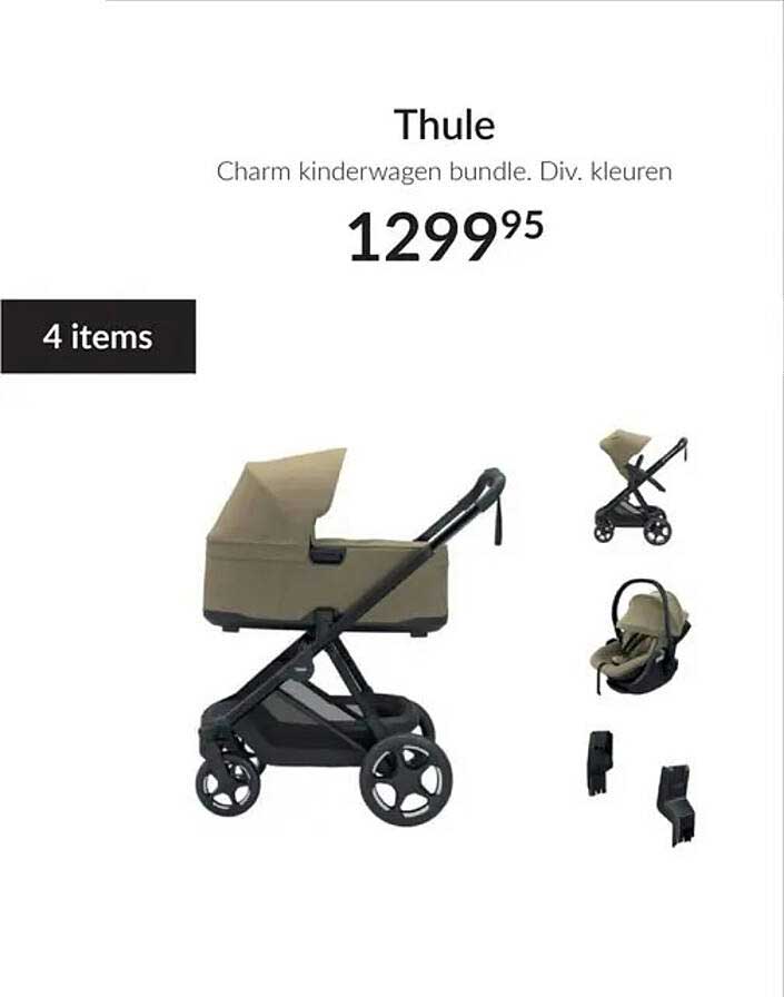Thule Charm kinderwagen bundle. Div. kleuren
