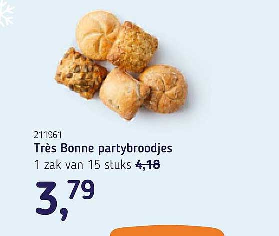 Très Bonne partybroodjes