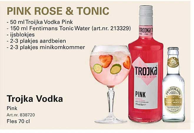 Trojka Vodka Pink