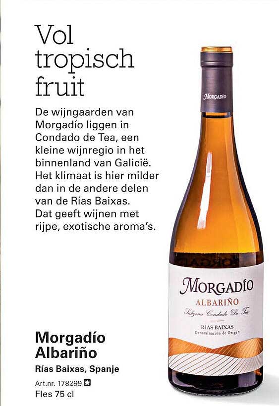 Vol tropisch fruit Morgadío Albariño