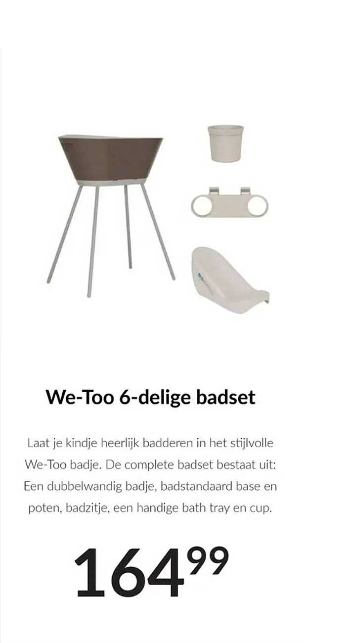 We-Too 6-delige badset