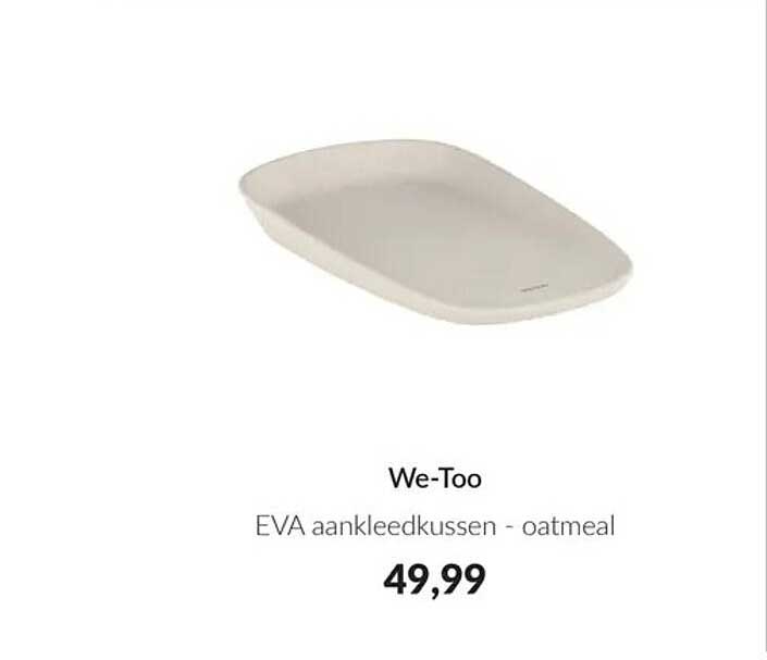 We-Too EVA aankleedkussen - oatmeal