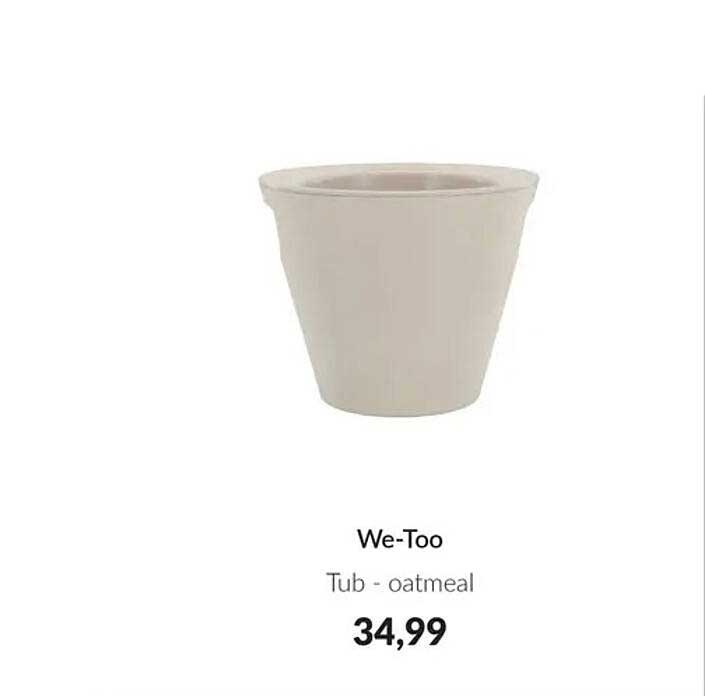 We-Too Tub - oatmeal