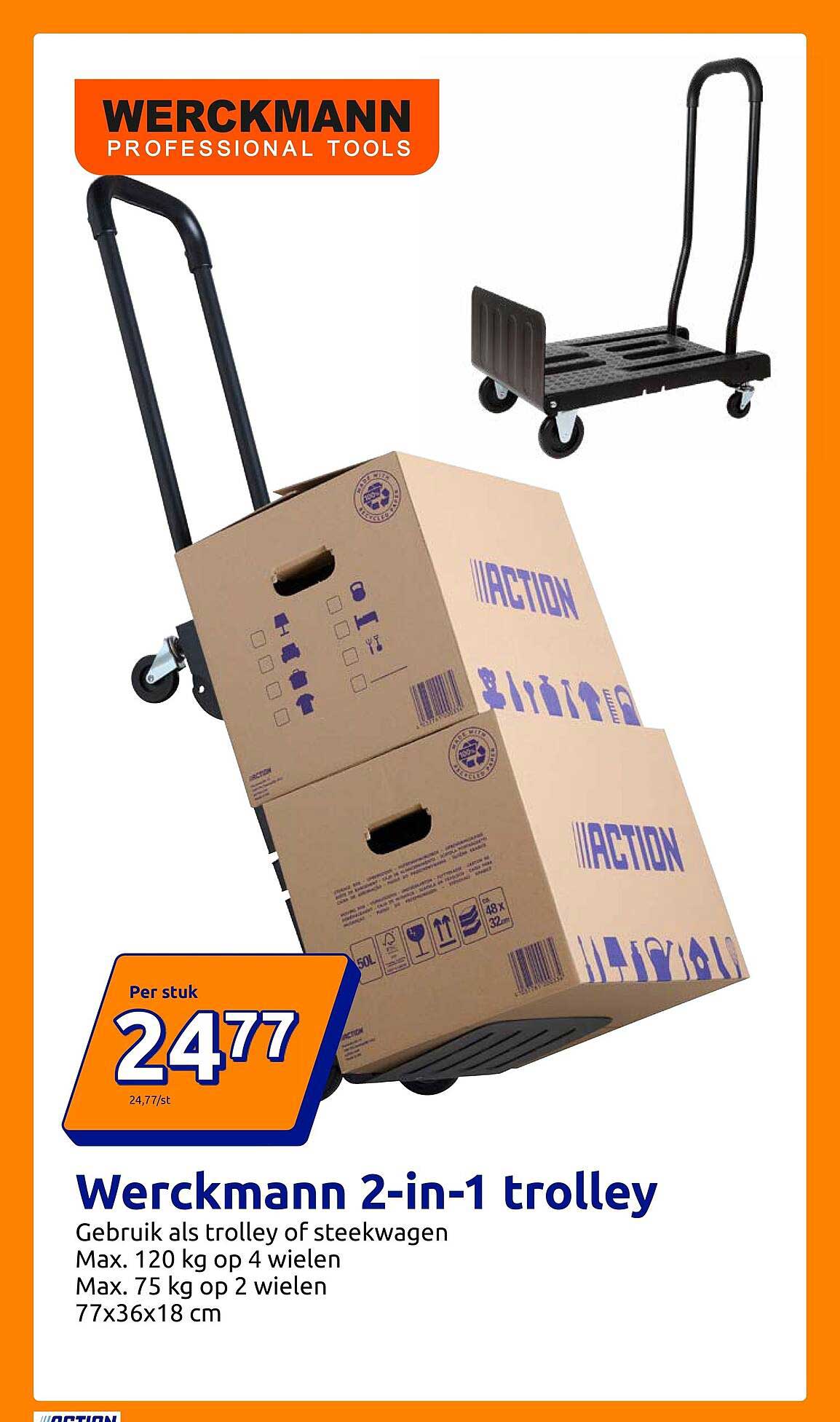 Werckmann 2-in-1 trolley