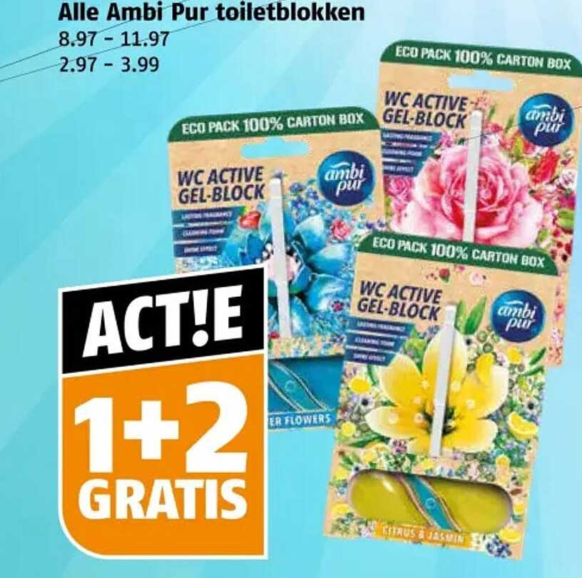 Alle Ambi Pur toiletblokken