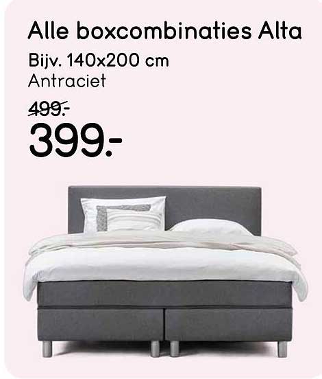 Alle boxcombinaties Alta