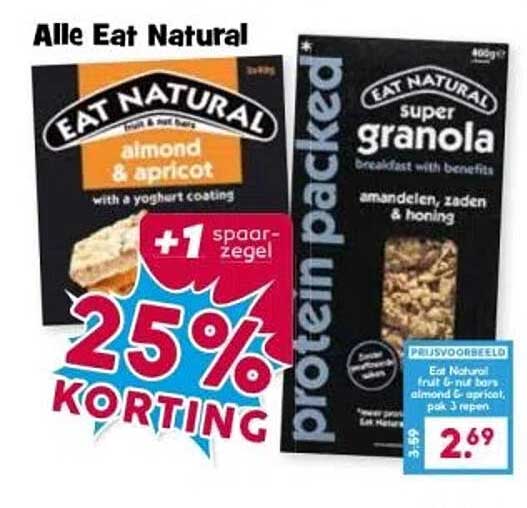 Alle Eat Natural - 25% KORTING