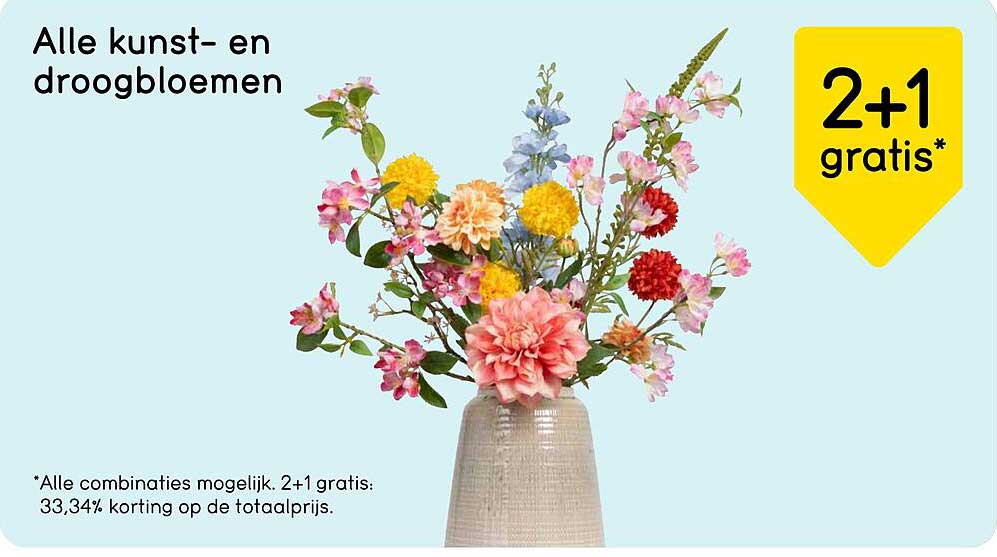 Alle kunst- en droogbloemen
