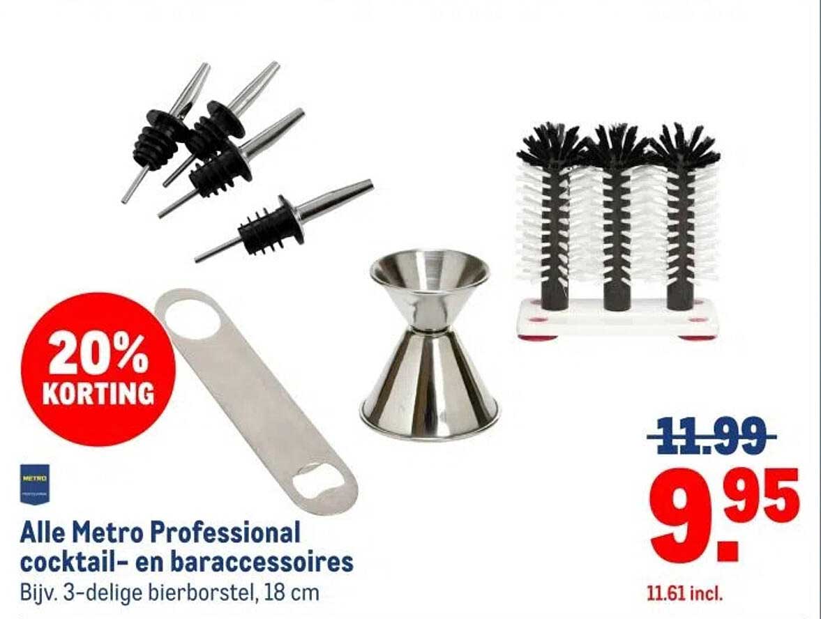 Alle Metro Professional cocktail- en baraccessoires