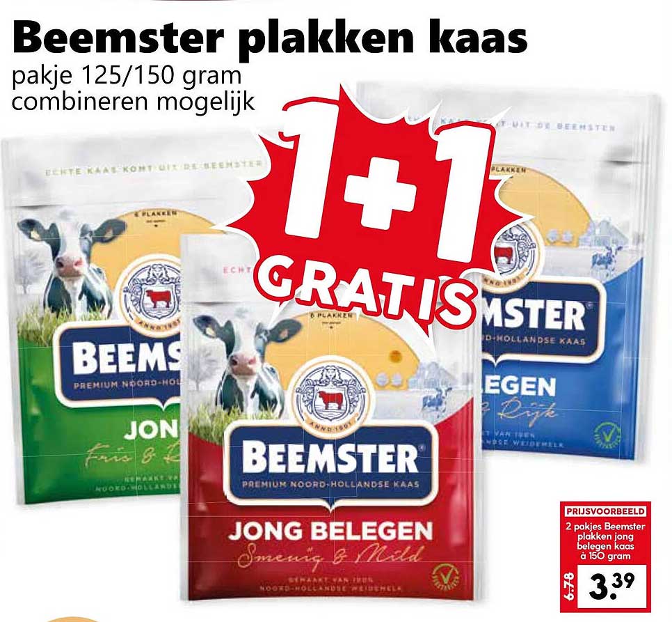 Beemster plakken kaas