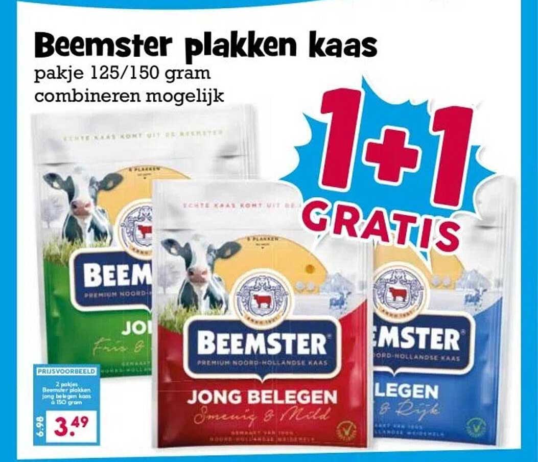 Beemster plakken kaas