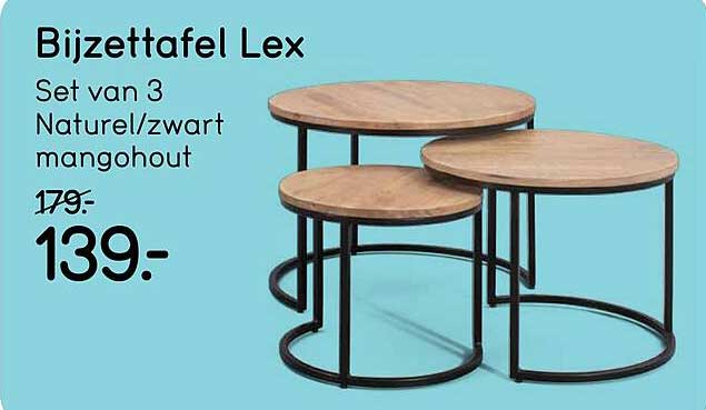 Bijzettafel Lex