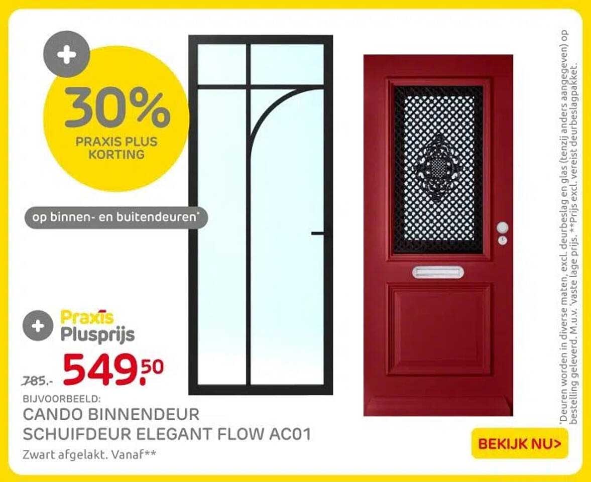 CANDO BINNENDEUR SCHUIFDEUR ELEGANT FLOW AC01