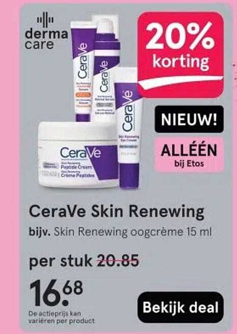 CeraVe Skin Renewing bijv. Skin Renewing oogcrème 15 ml