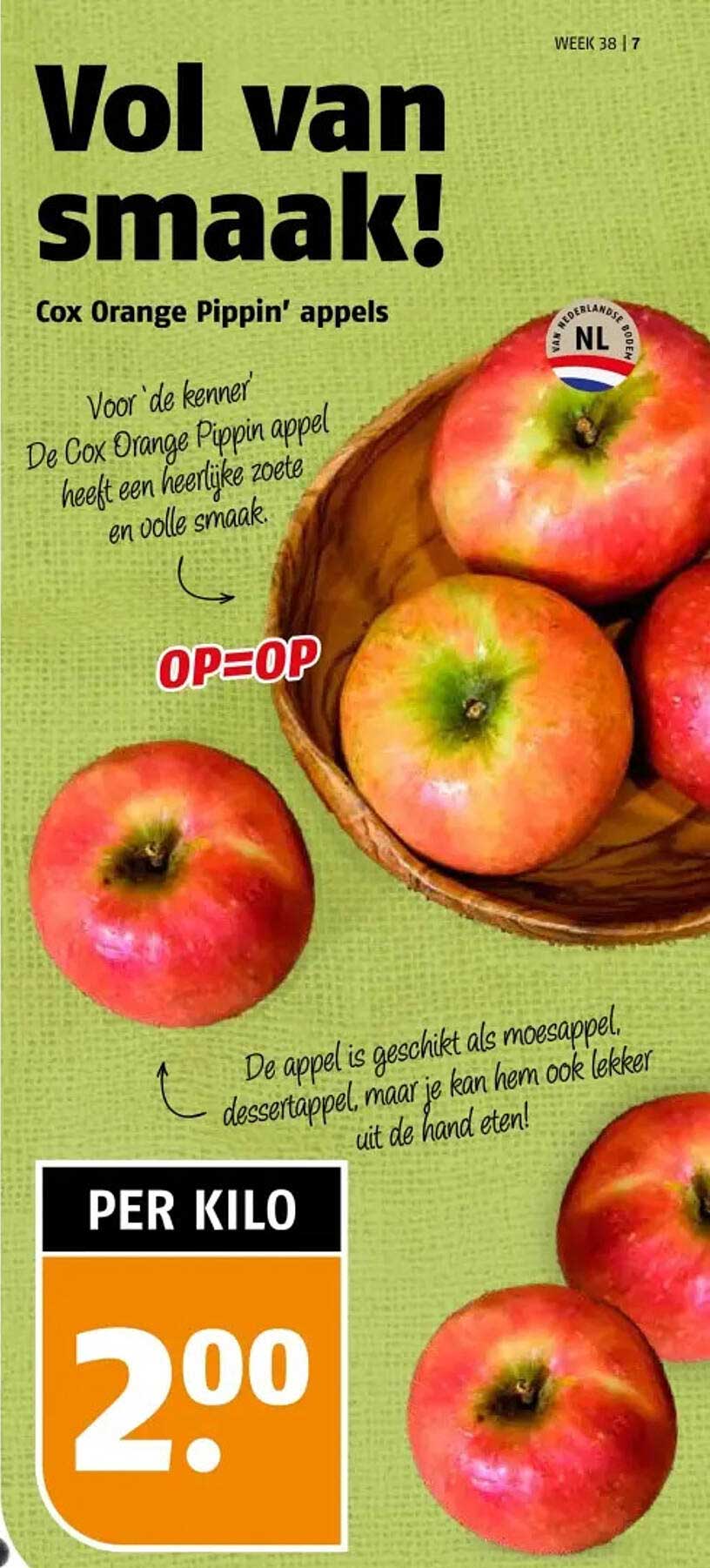 Cox Orange Pippin' appels