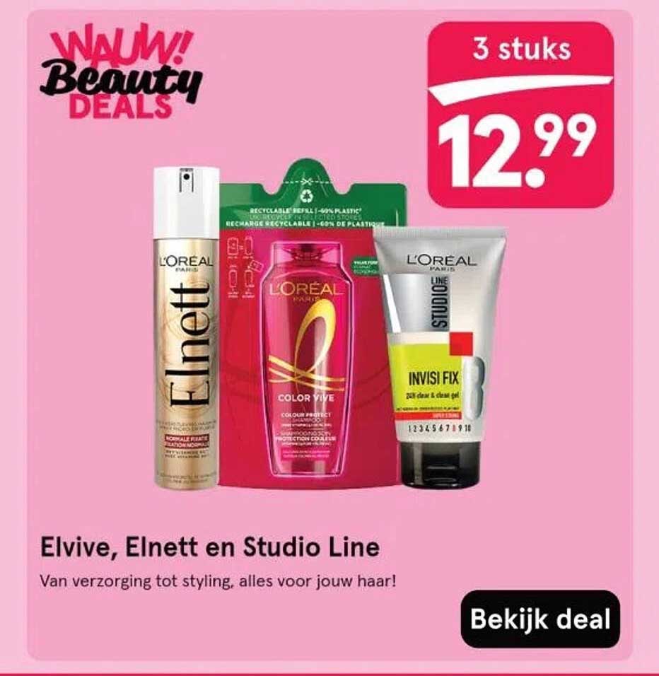 Elvive, Elnett en Studio Line