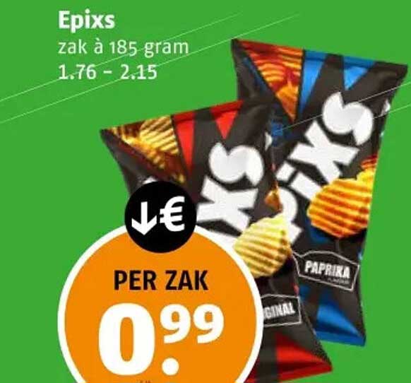 Epixs zak à 185 gram