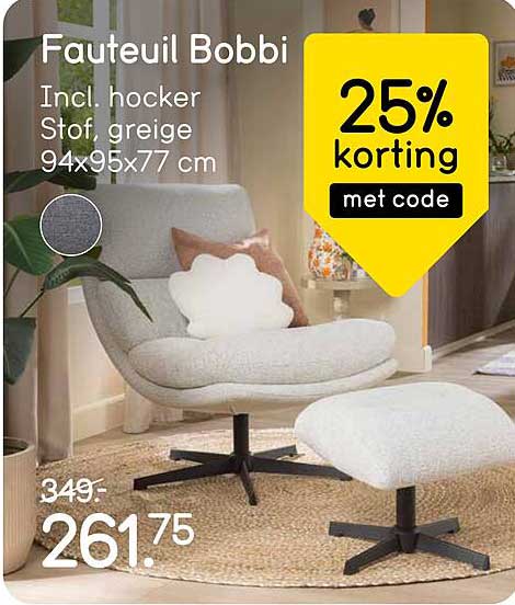 Fauteuil Bobbi