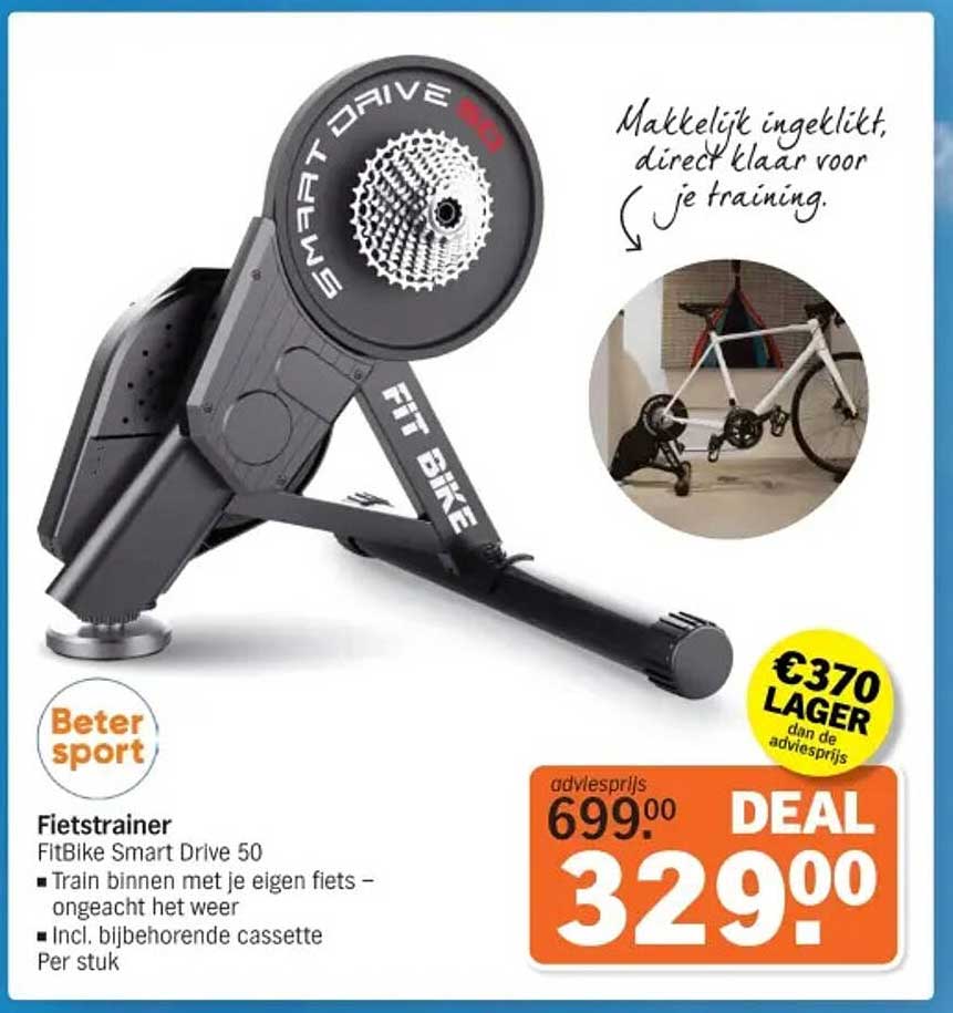 Fietstrainer FitBike Smart Drive 50
