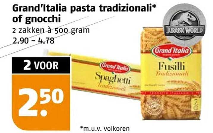 Grand’Italia pasta tradizionali* of gnocchi