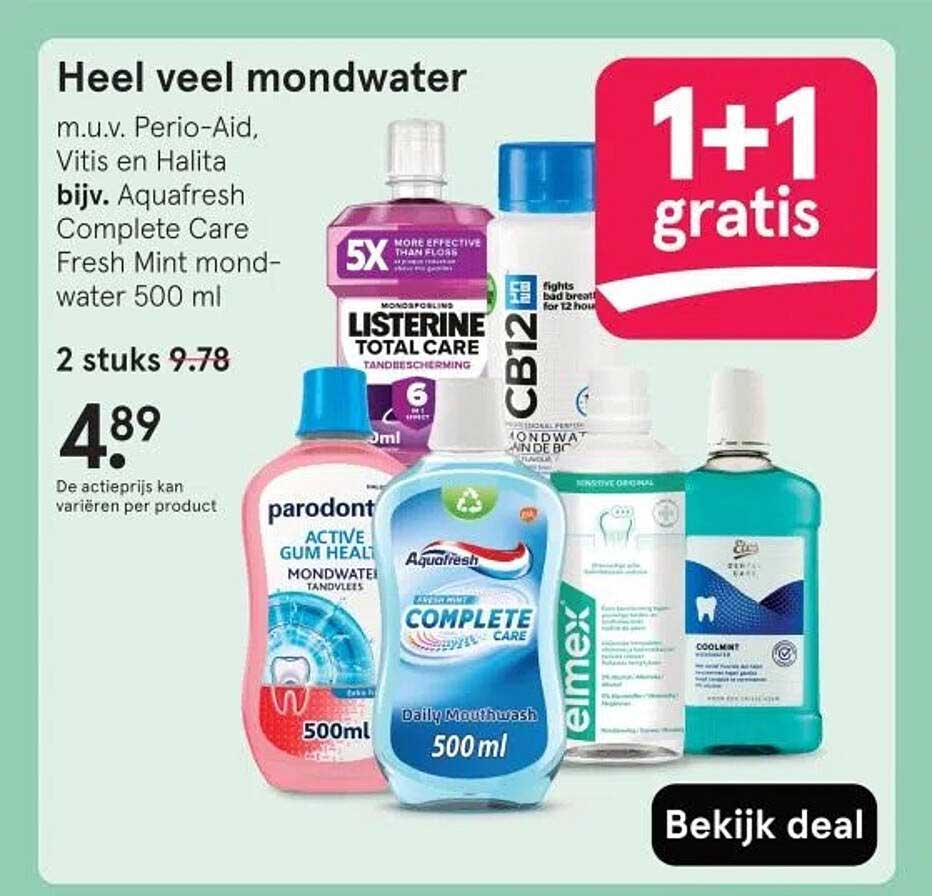 Heel veel mondwater