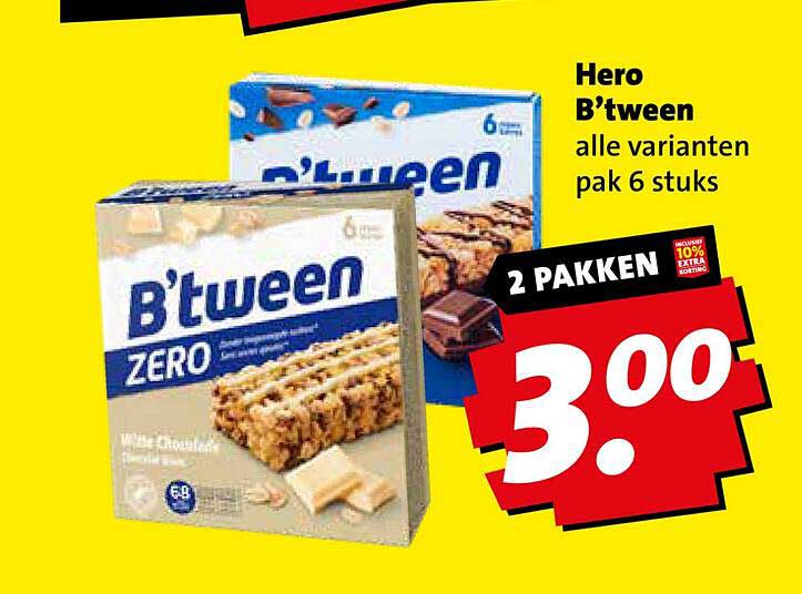 Hero B’tween alle varianten pak 6 stuks
