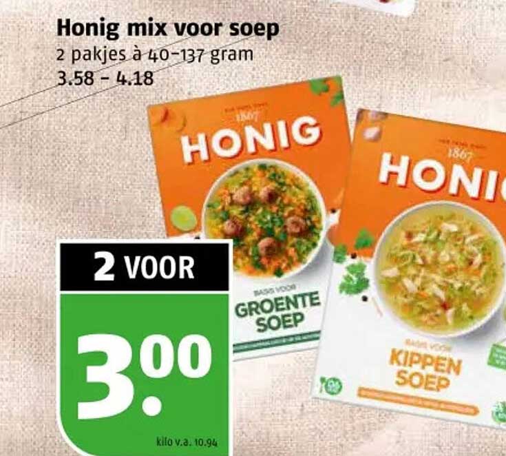 Honig mix voor soep