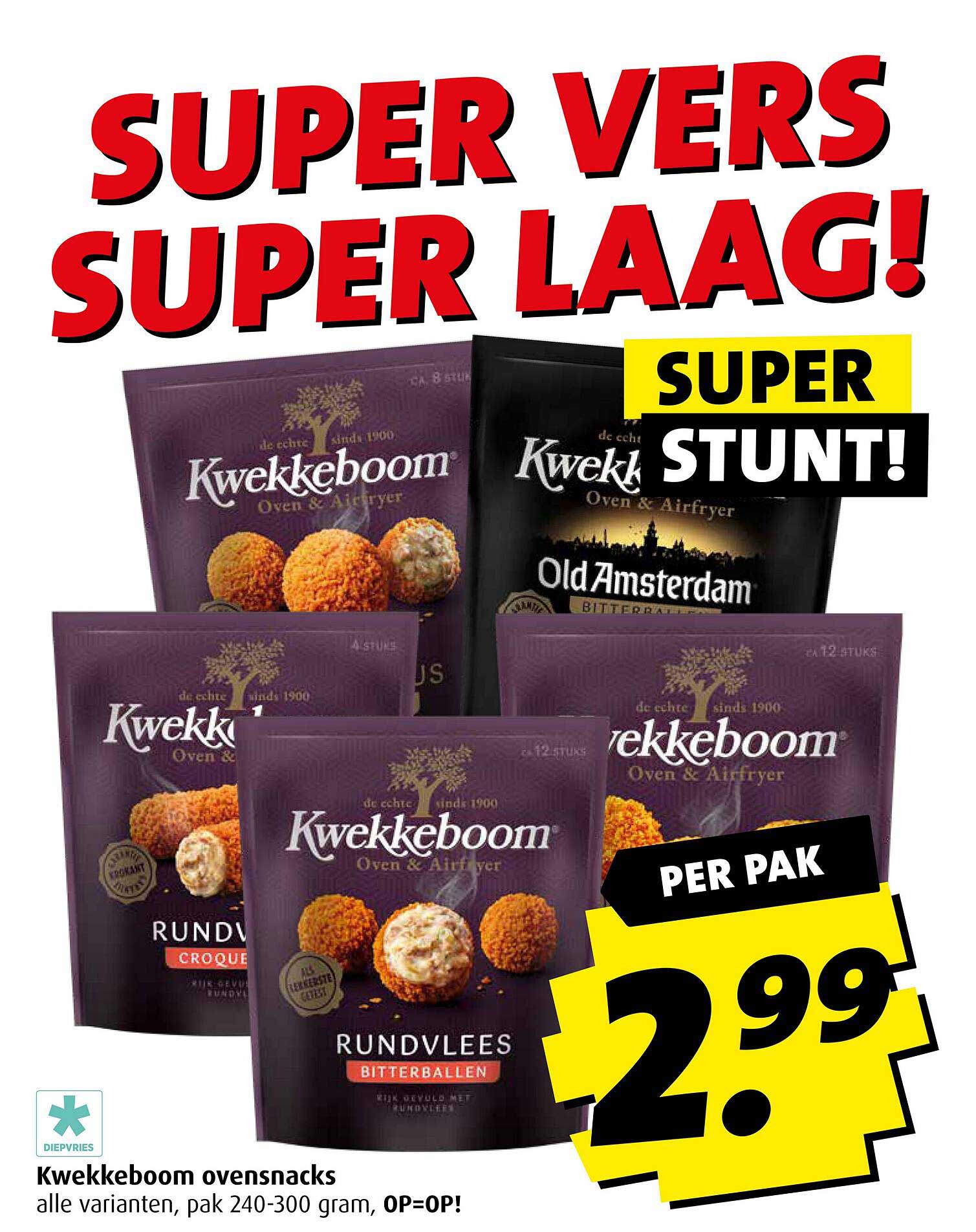 Kwekkeboom ovensch snacks