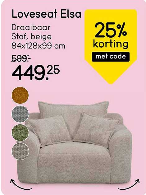 Loveseat Elsa