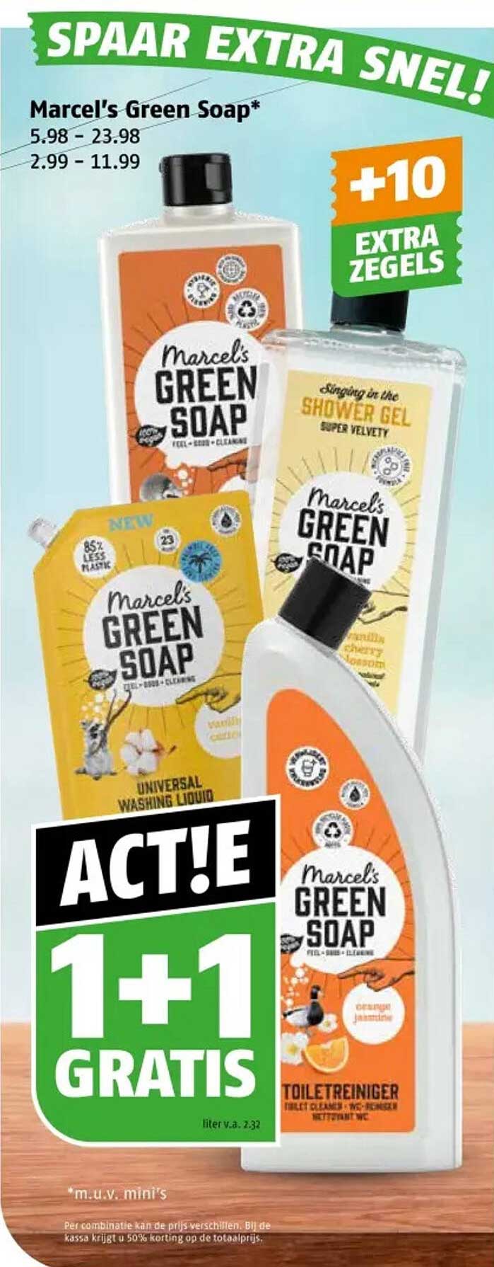 Marcel's Green Soap 1+1 GRATIS