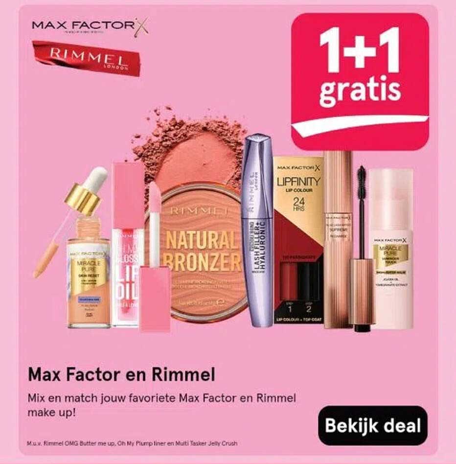 Max Factor en Rimmel