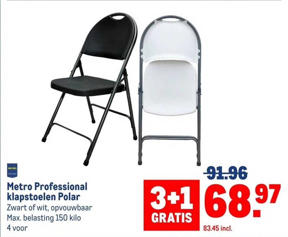 Metro Professional klapstoelen Polar