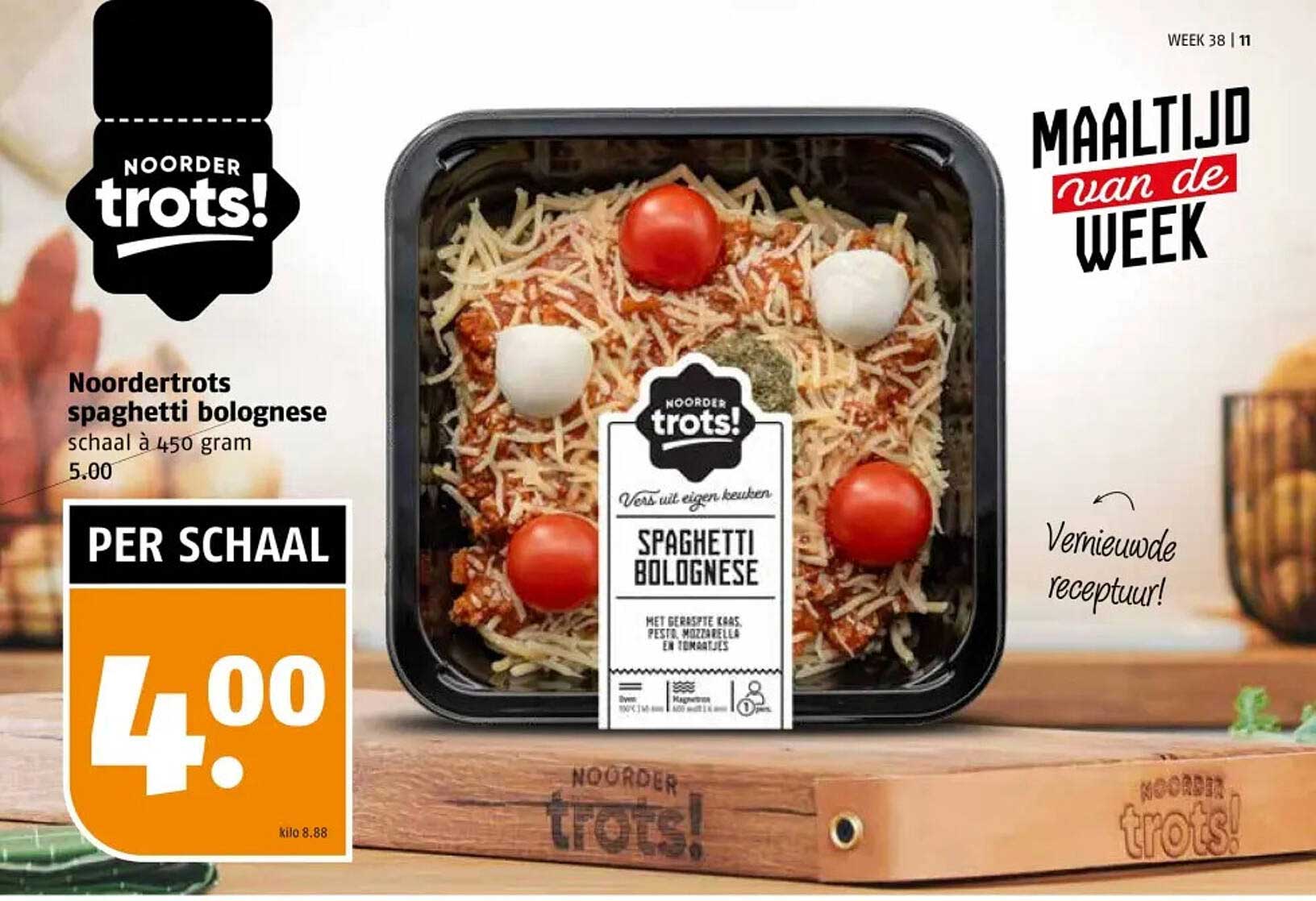 Noordertrots spaghetti bolognese