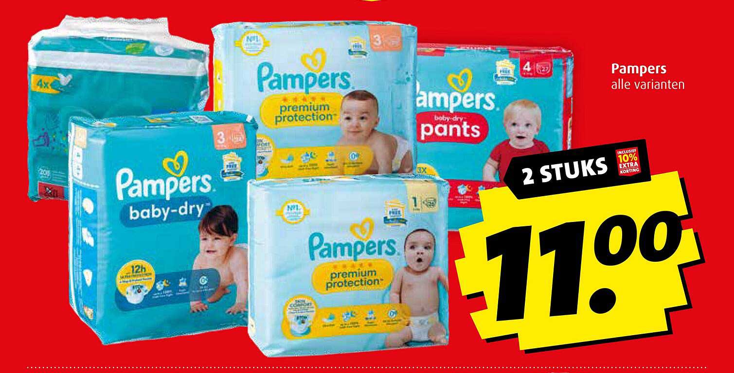 Pampers alle varianten
