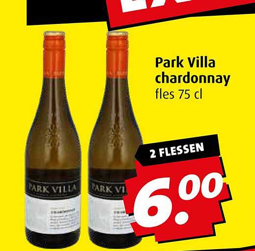 Park Villa chardonnay fles 75 cl