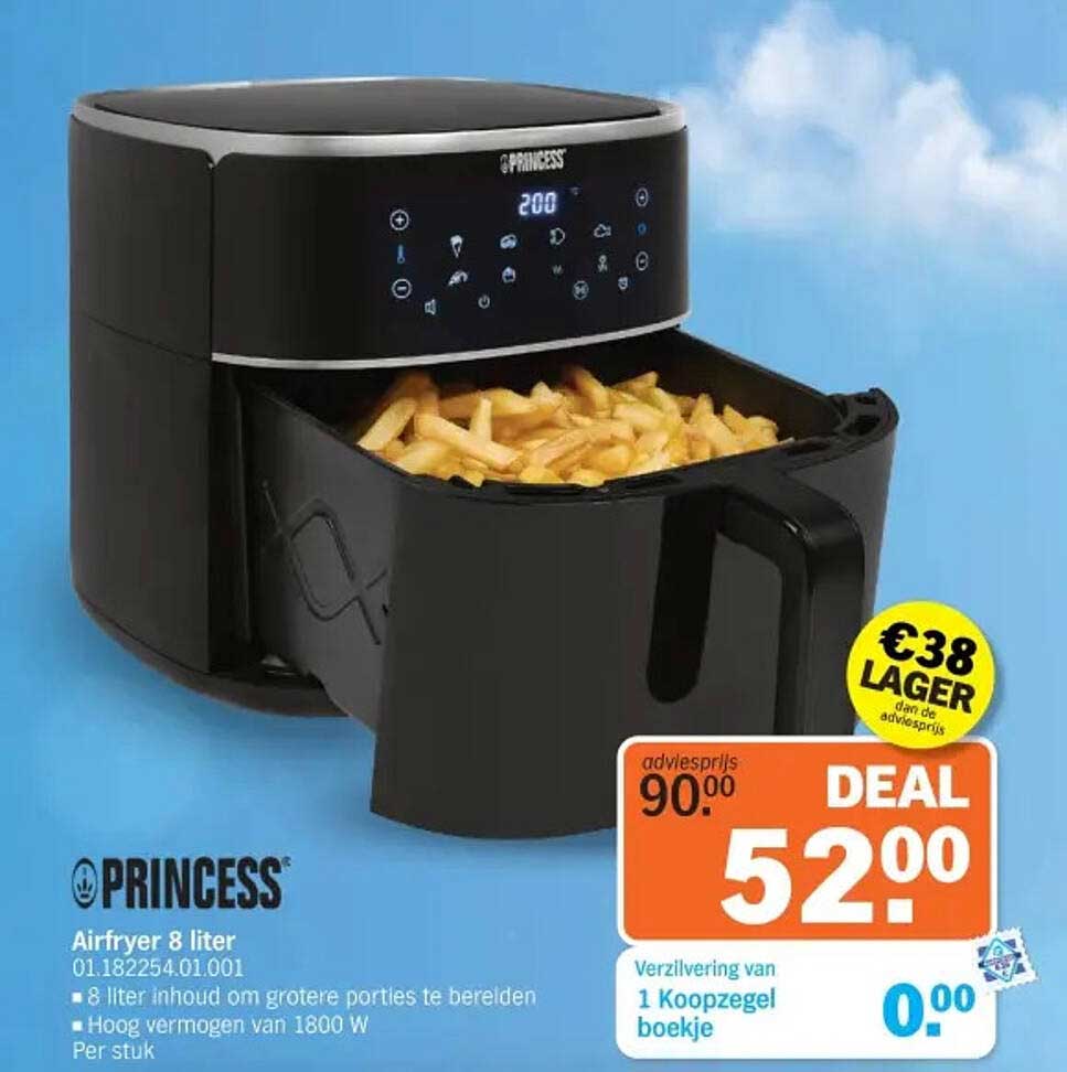 Princess Airfryer 8 liter