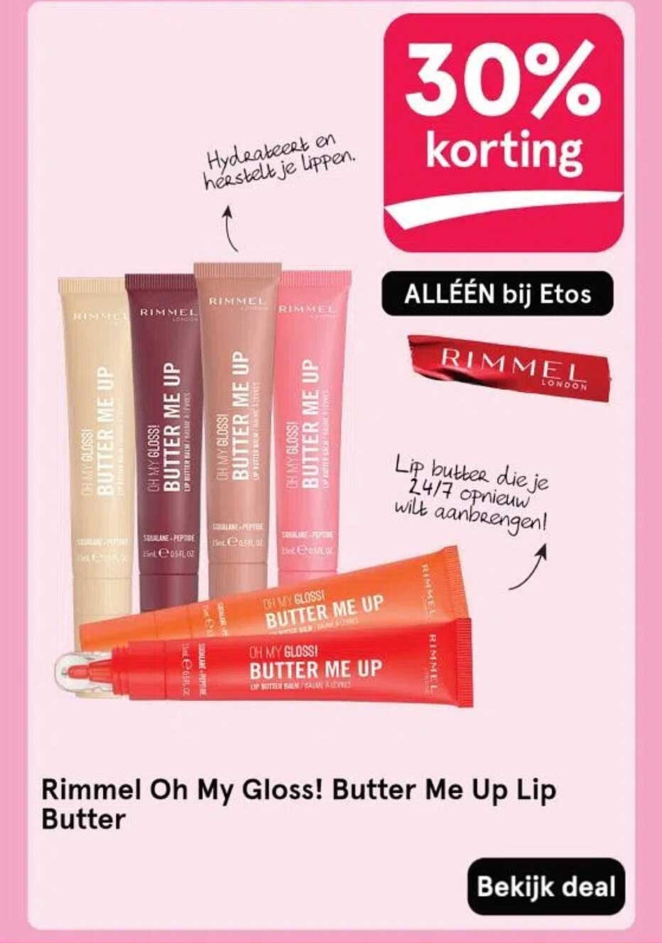 Rimmel Oh My Gloss! Butter Me Up Lip Butter