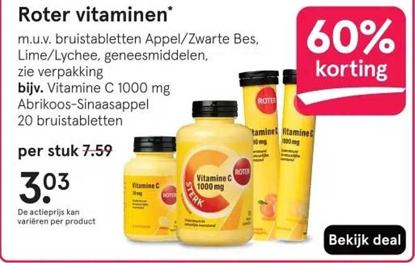 Roter vitaminen*