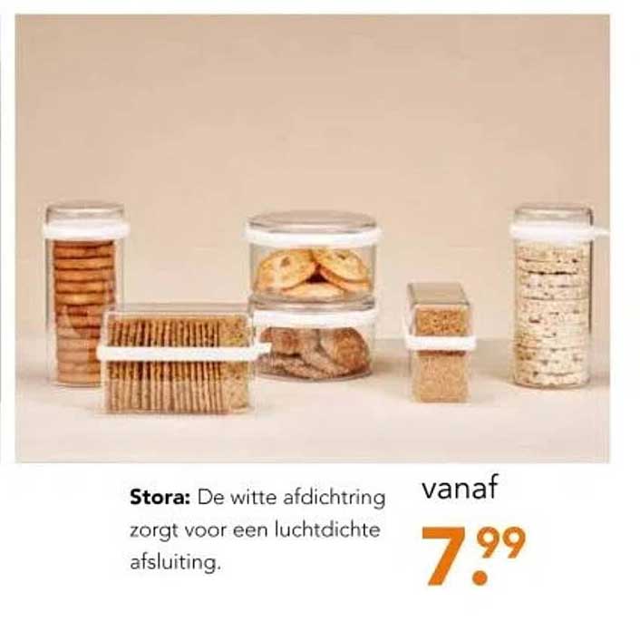 Stora: De witte afdichting zorgt voor een luchtdichte afsluiting.