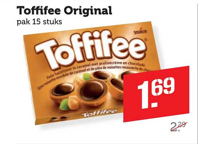 Toffifee Original pak 15 stuks