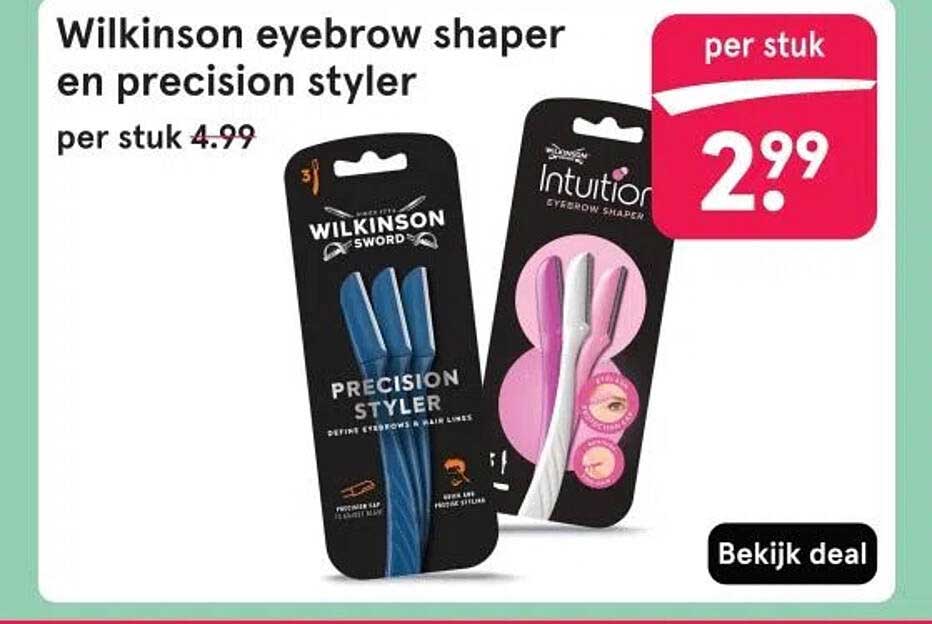 Wilkinson eyebrow shaper en precision styler