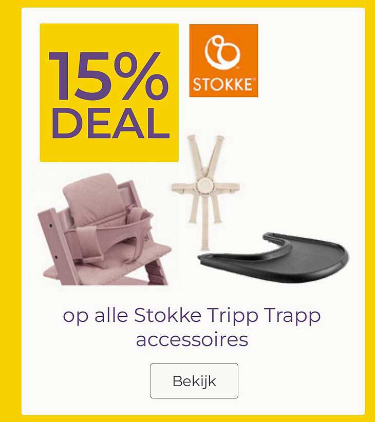 15% DEAL op alle Stokke Tripp Trapp accessoires