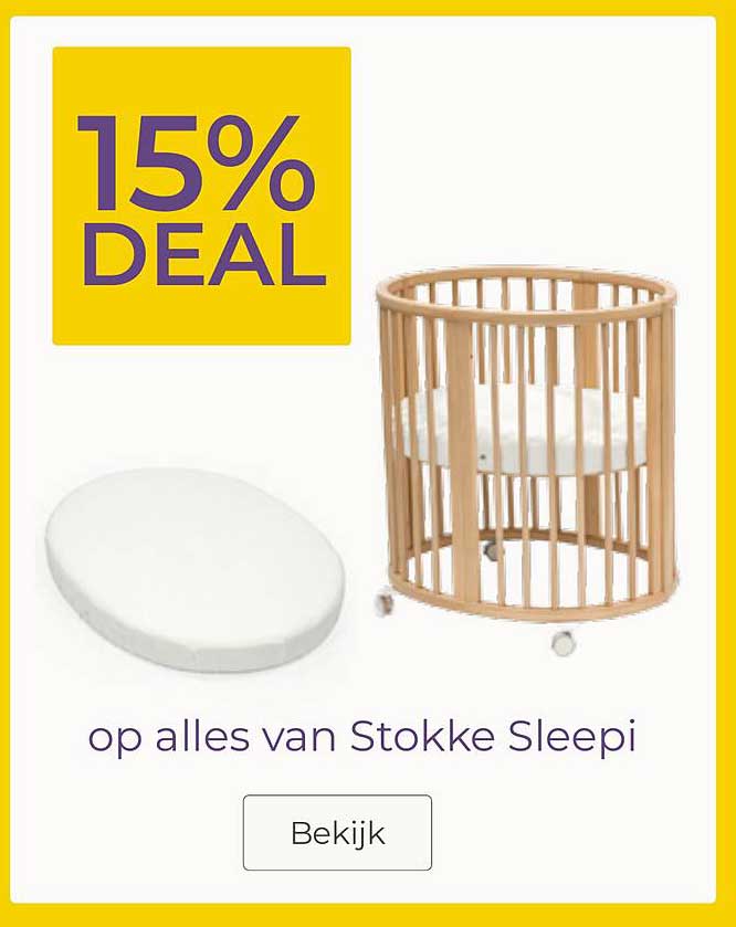 15% DEAL op alles van Stokke Sleepi