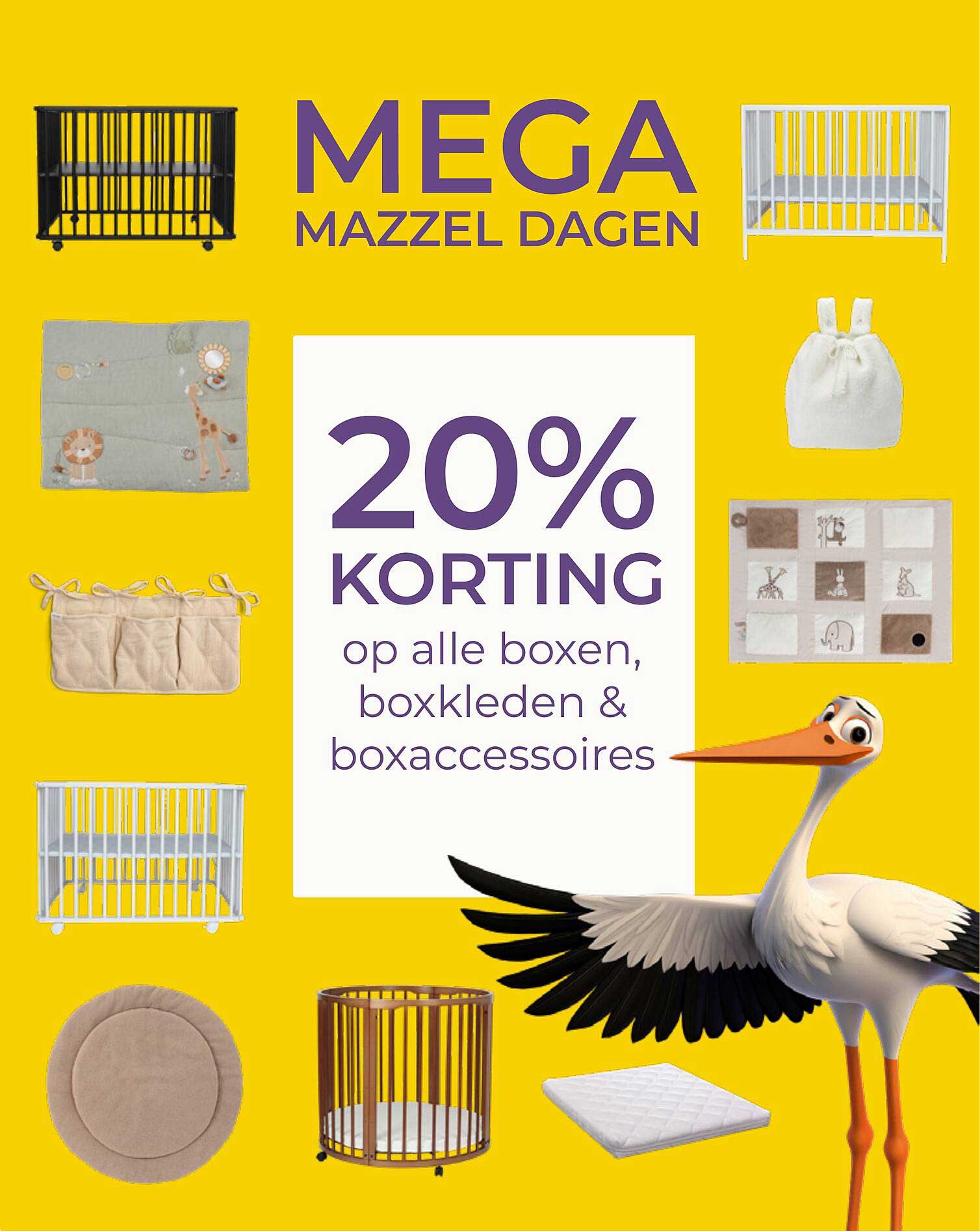 20% KORTING op alle boxen, boxkleden & boxaccessoires