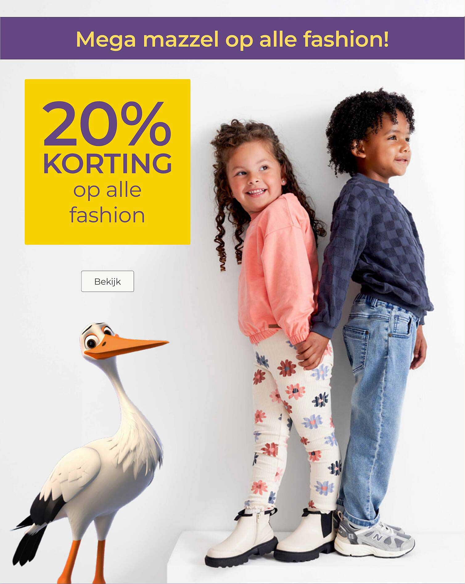 20% KORTING op alle fashion