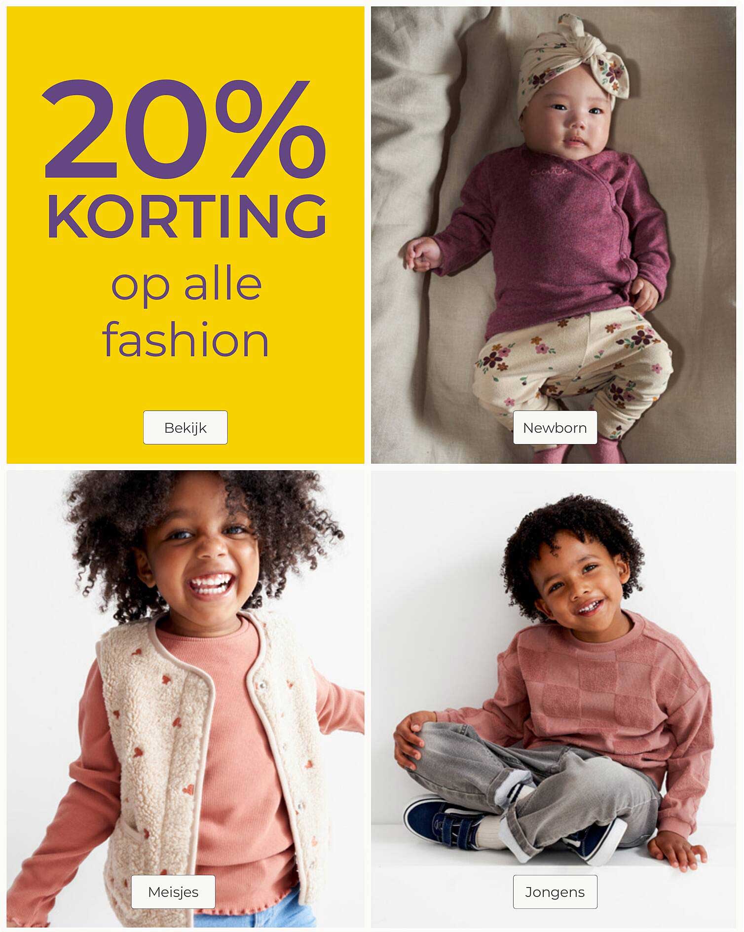 20% KORTING op alle fashion