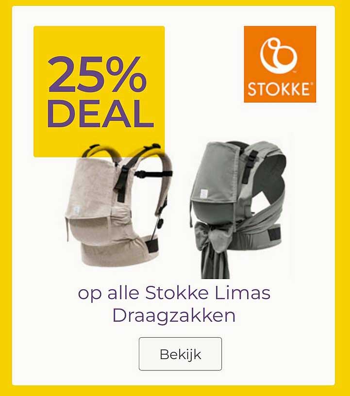 25% DEAL op alle Stokke Limas Draagzakken