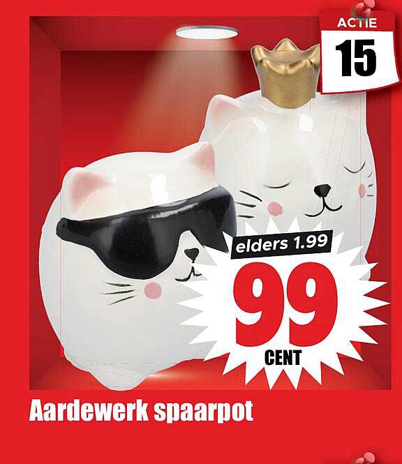 Aardewerk spaarpot